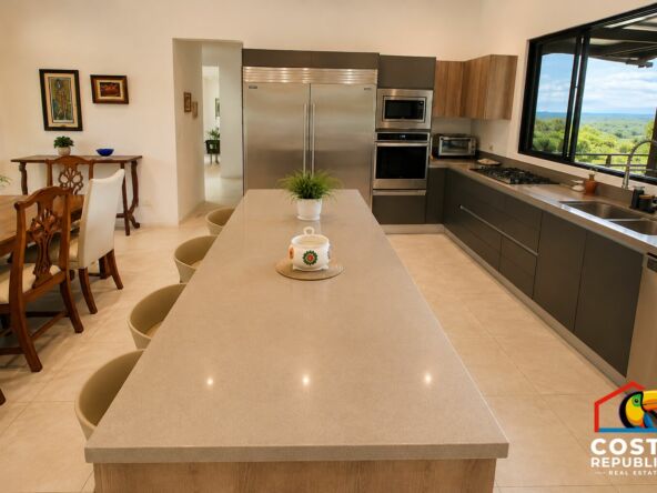 Ocean River View Villa – kitchen – Tárcoles, Costa Rica