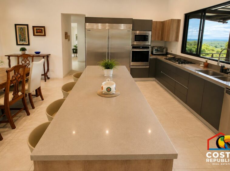 Ocean River View Villa – kitchen – Tárcoles, Costa Rica