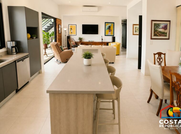 Ocean River View Villa – kitchen – Tárcoles, Costa Rica