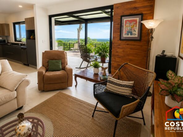 Ocean River View Villa – living room – Tárcoles, Costa Rica