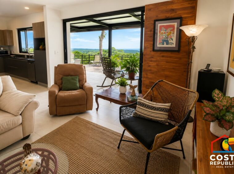 Ocean River View Villa – living room – Tárcoles, Costa Rica