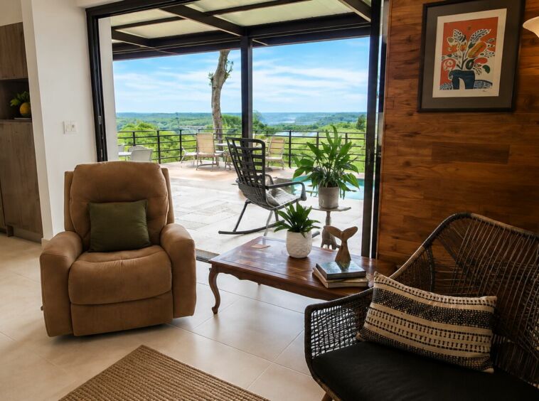 Ocean River View Villa – living room – Tárcoles, Costa Rica