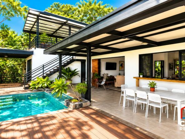 Ocean River View Villa – terrace and pool – Tárcoles, Costa Rica
