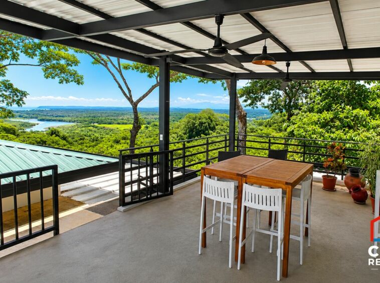 Ocean River View Villa – upstairs terrace – Tárcoles, Costa Rica